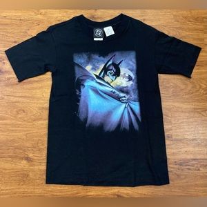 Vintage 1995 Batman Forever T Shirt Boys M DC Movie Promo Single Riddler Stitch